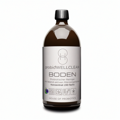 Probiotischer BODEN Reiniger (30-fach-Konzentrat, 1 Liter, ergibt 30 Liter BODEN Reiniger
