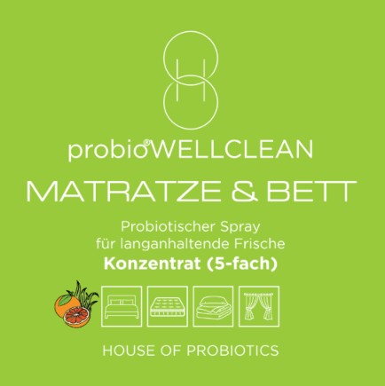 NEU: 2er-Set probiotischer MATRATZE & BETT Frischespray (sofort anwendbar, 500ml + 5-fach-Konzentrat, ergeben 3 Liter!)
