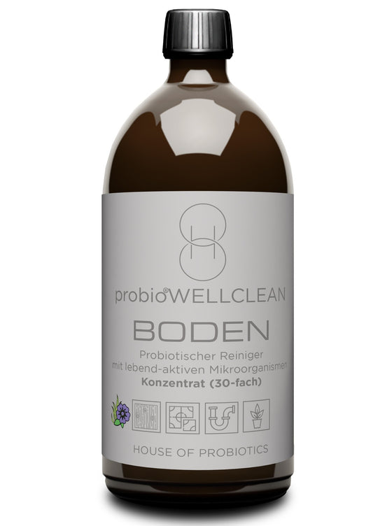 probiotischer BODEN Reiniger (30-fach-Konzentrat, 1 Liter, ergibt 30 Liter BODEN Reiniger