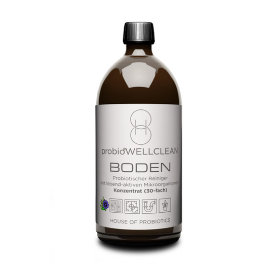 Probiotischer BODEN Reiniger (30-fach-Konzentrat, 1 Liter, ergibt 30 Liter BODEN Reiniger
