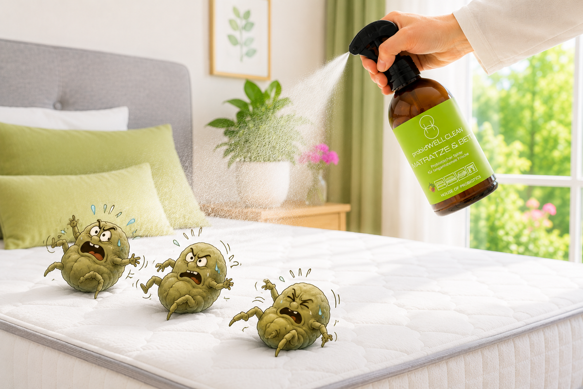 NEU: 2er-Set probiotischer MATRATZE & BETT Frischespray (sofort anwendbar, 500ml + 5-fach-Konzentrat, ergeben 3 Liter!)